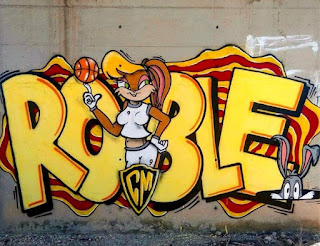 Graffiti Mural Letters by Roble 9