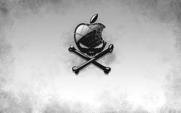 Hackintosh black and white Wallpaper