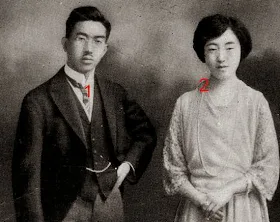 empereur Hirohito et impératrice Nagako