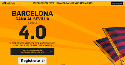 betfair Barcelona gana Sevilla supercuota 4 Liga 28 febrero