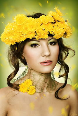 Retratos de mujeres hermosas I (Lindas como las flores)