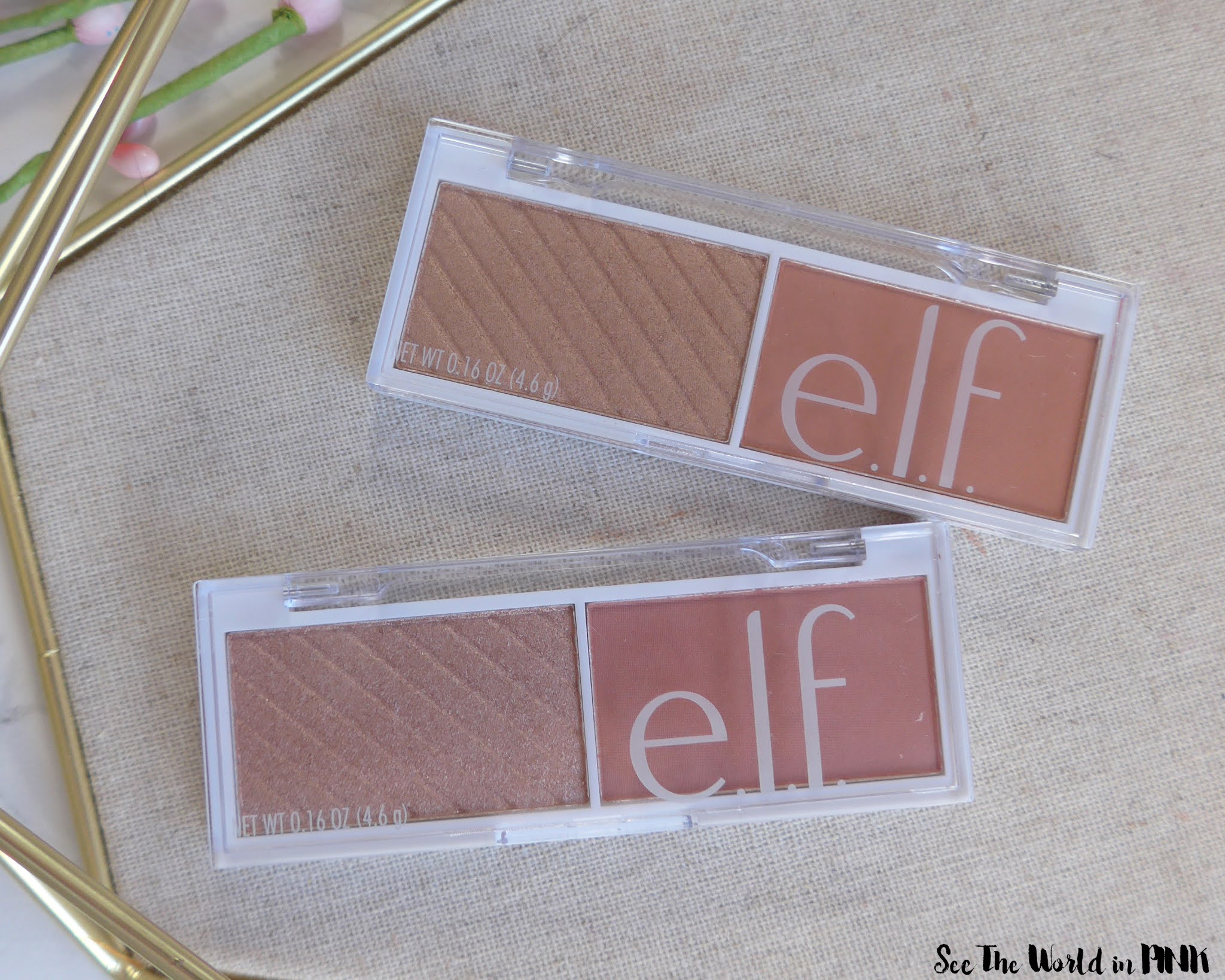 Trying New(ish) e.l.f. Cosmetics ~ Bite Size Face Duos, Bite Size Eyeshadows, and Sheer Slick Lipstick