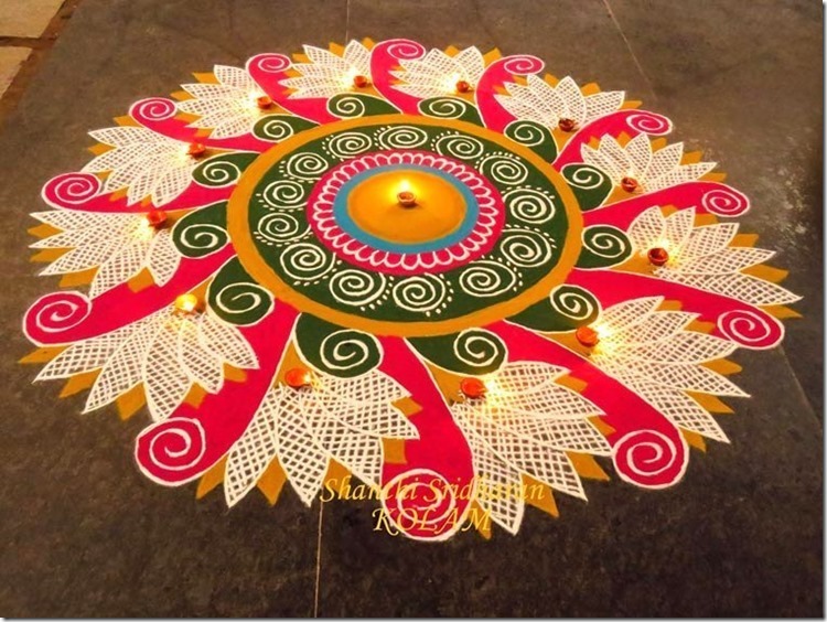 Rangoli para Diwali   (3)