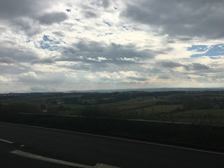 View of land to the east of the Pentlands