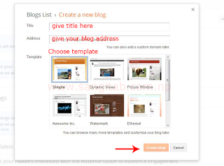 Create a Blog