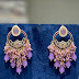 Beads chandbali earrings