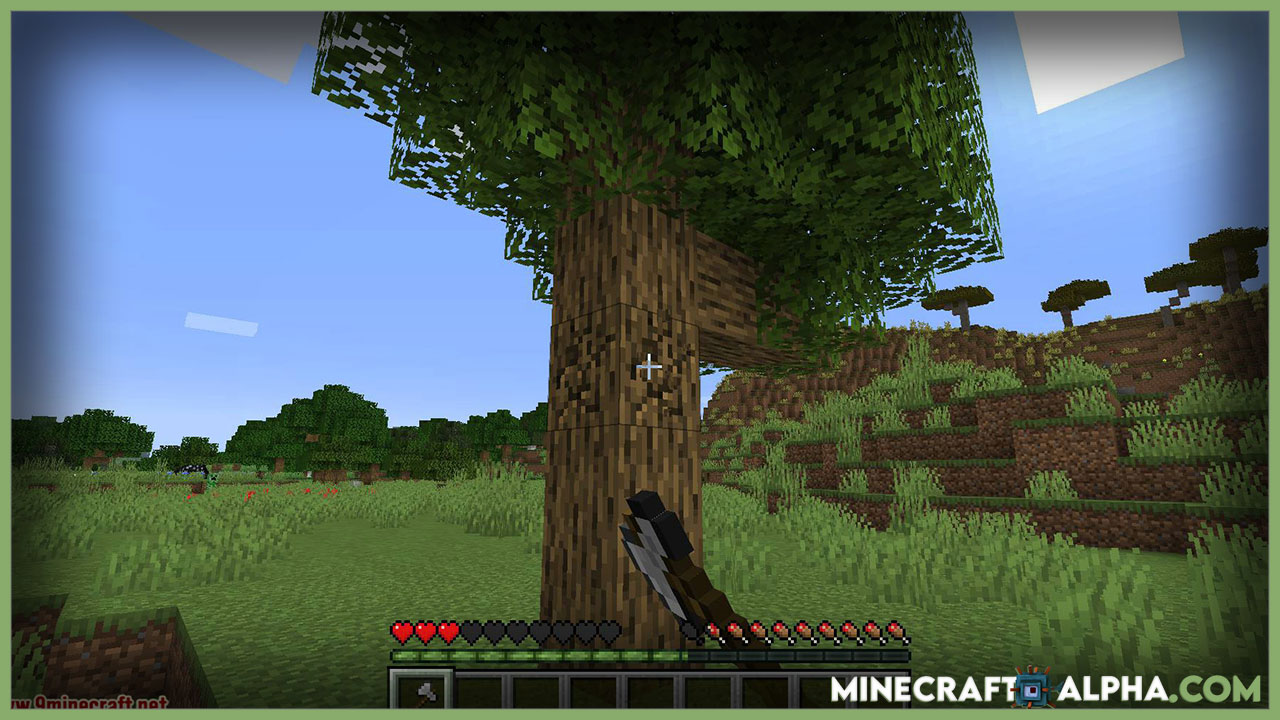 New Minecraft Falling Tree Mod 1 17 1 16 4 1 15 2 Break Down Trees By Only Cutting One Piece Of It Minecraft Alpha