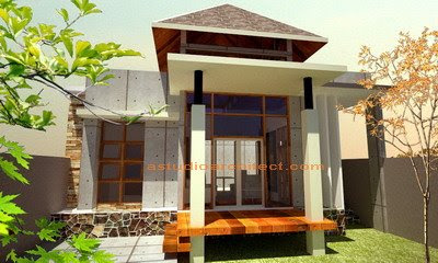 Desain Rumah Bali Minimalis on Rumah Pak Erik  Rumah Modern Dengan Konsep Tropis Dan Etnik