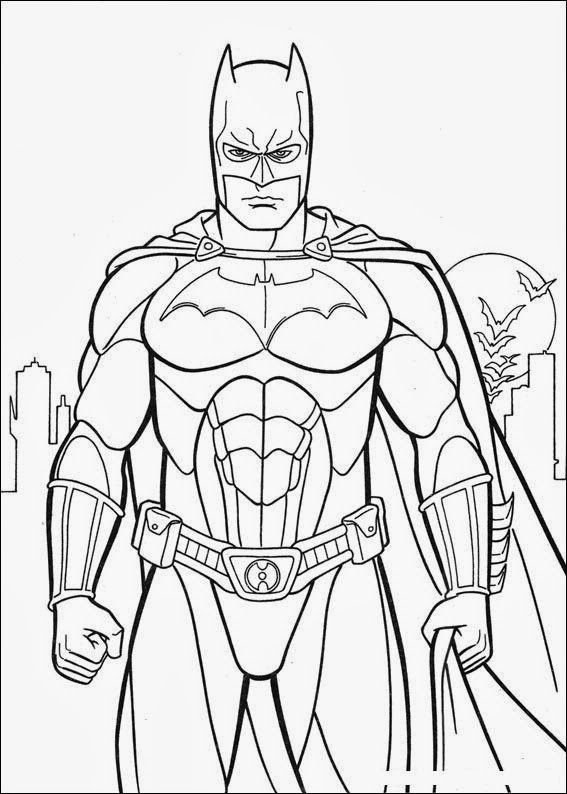 Printable Batman Coloring Pages 1