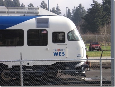 IMG_5047 TriMet Westside Express Service Trailer #2001 in Wilsonville, Oregon on January 15, 2009