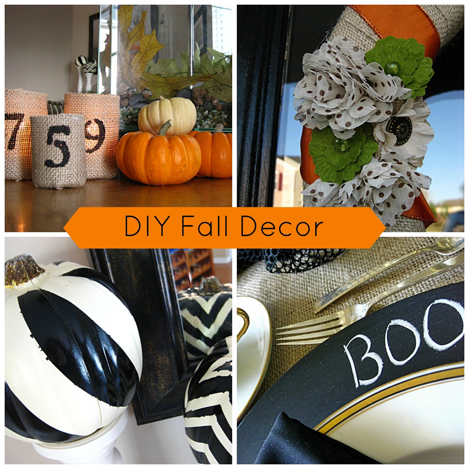 Eat Sleep Decorate DIY  Cheap Easy Fall  Decorating  