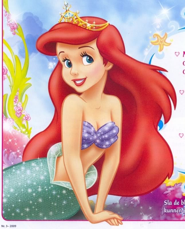 I've tried to search for Ariel hairstyle and this one is the best I've found