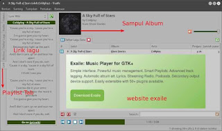 Cara Install Exaile Music Player Linux Mint 17.3 Rosa 