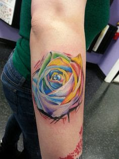 Examples of Watercolor Tattoo | Art and Design