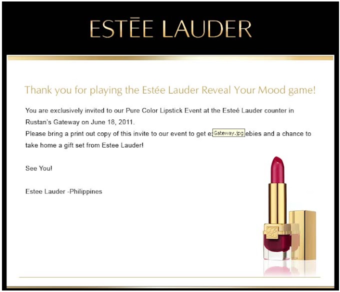 Estee Lauder Pure Color Lipstick Event