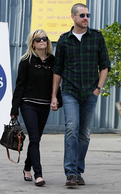 Reese Witherspoon and her fiance Jim Toth spotted out after church in Los Angeles