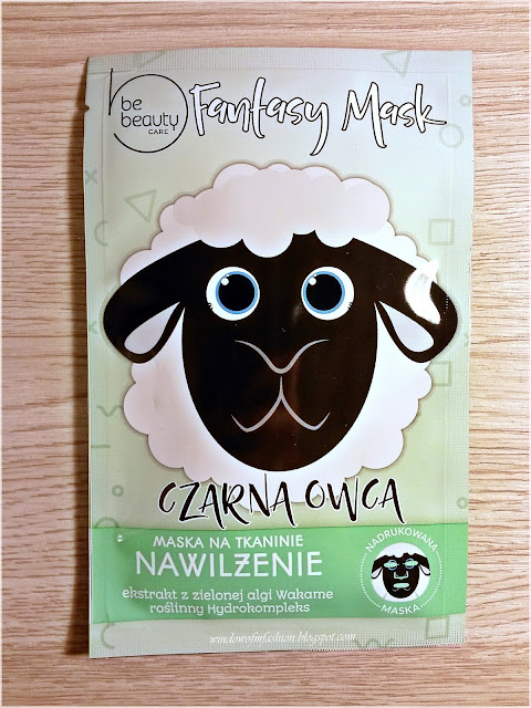 BeBeauty Care, Fantasy Mask, Maska na tkaninie nawilżenie, Czarna Owca