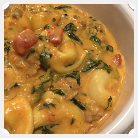 Creamy Italian Sausage Tortellini