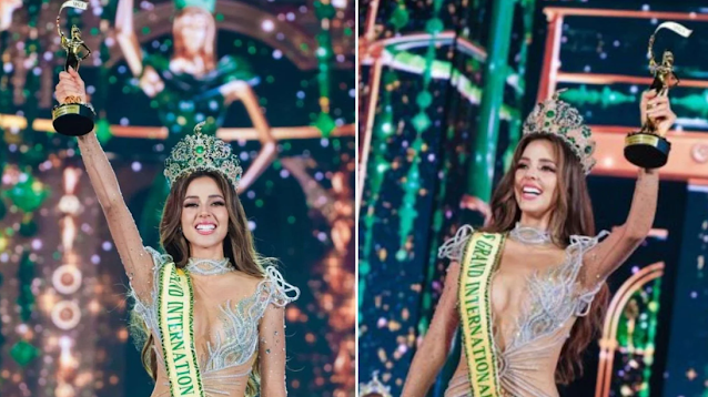 Lucina Fuster dari Peru Raih Gelar Miss Grand International 2023