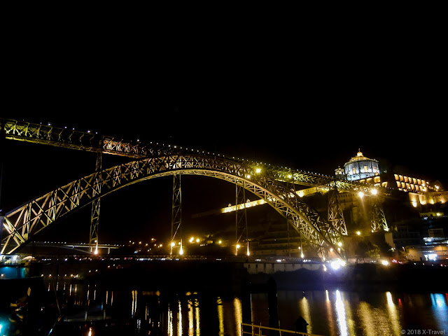 ドン・ルイス1世橋, 夜, Ponte Dom Luís I, ポルト, ポルトガル, Porto, Portugal