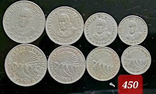 Nicaragua 4 Different Coins @ 450