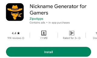 تطبيق Nickname Generator for Gamers