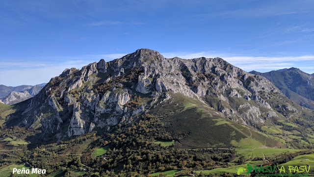 Peña Mea desde la cima del Pico Formoso