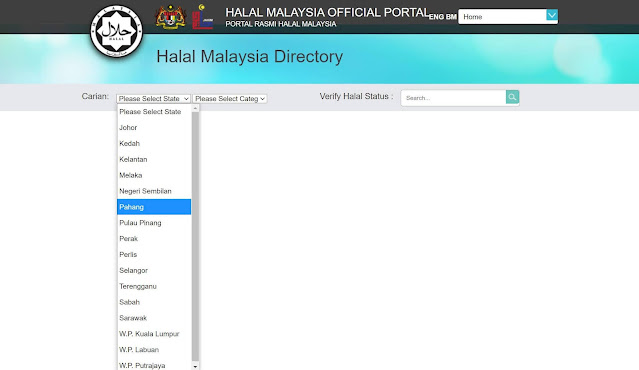 Cara Semak Status Halal Bagi Produk Atau Premis Makanan Secara Online