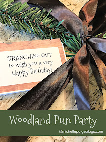 Tree themed party with free printables@michellepaigeblogs.com
