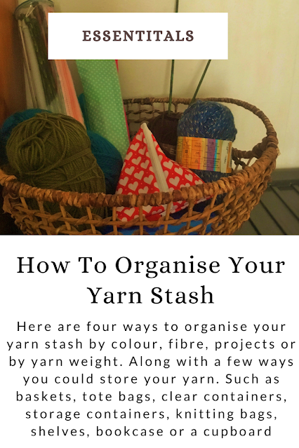 picture of ways you can organise your yarn stash