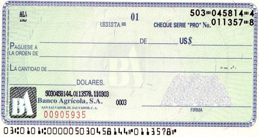 CHEQUES