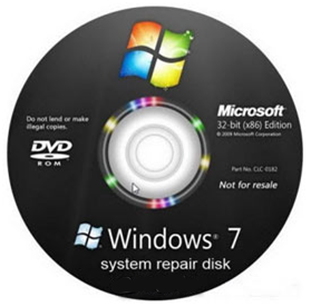 Cara Membuat CD Repair Windows 7