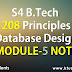 Module-5 Note CS208 Principles of Database Design