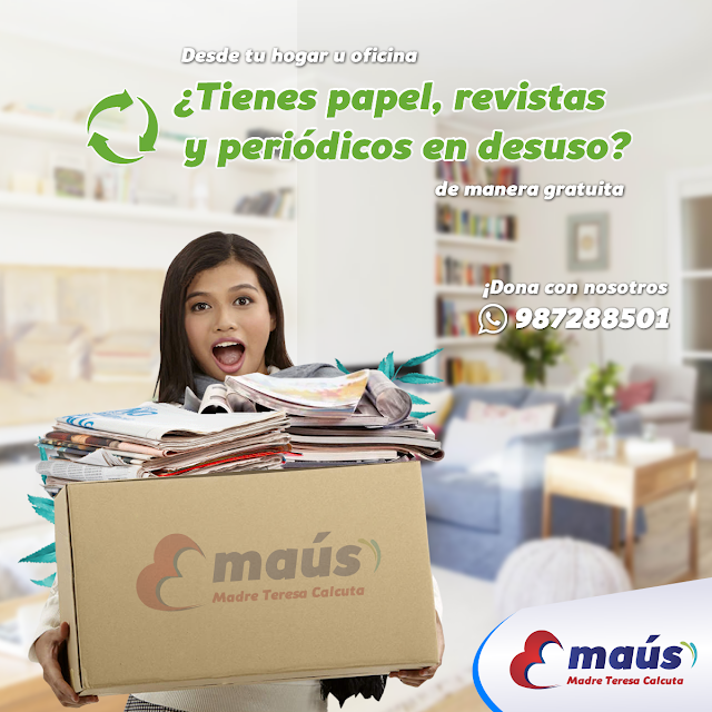 ¿Tienes, papel revistas y periódico en desuso?