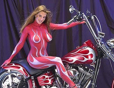 Body Painting and Harley Airbrush