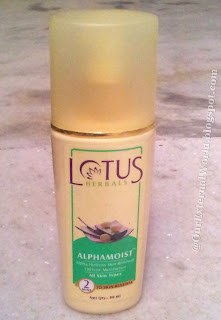 Lotus Herbals AlphaMoist – alpha hydroxyl oil-free moisturizer