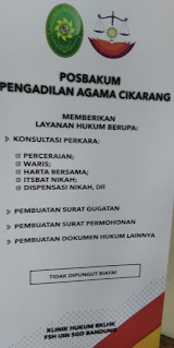 Tata cara pembayaran biaya perkara pengadilan agama cikarang