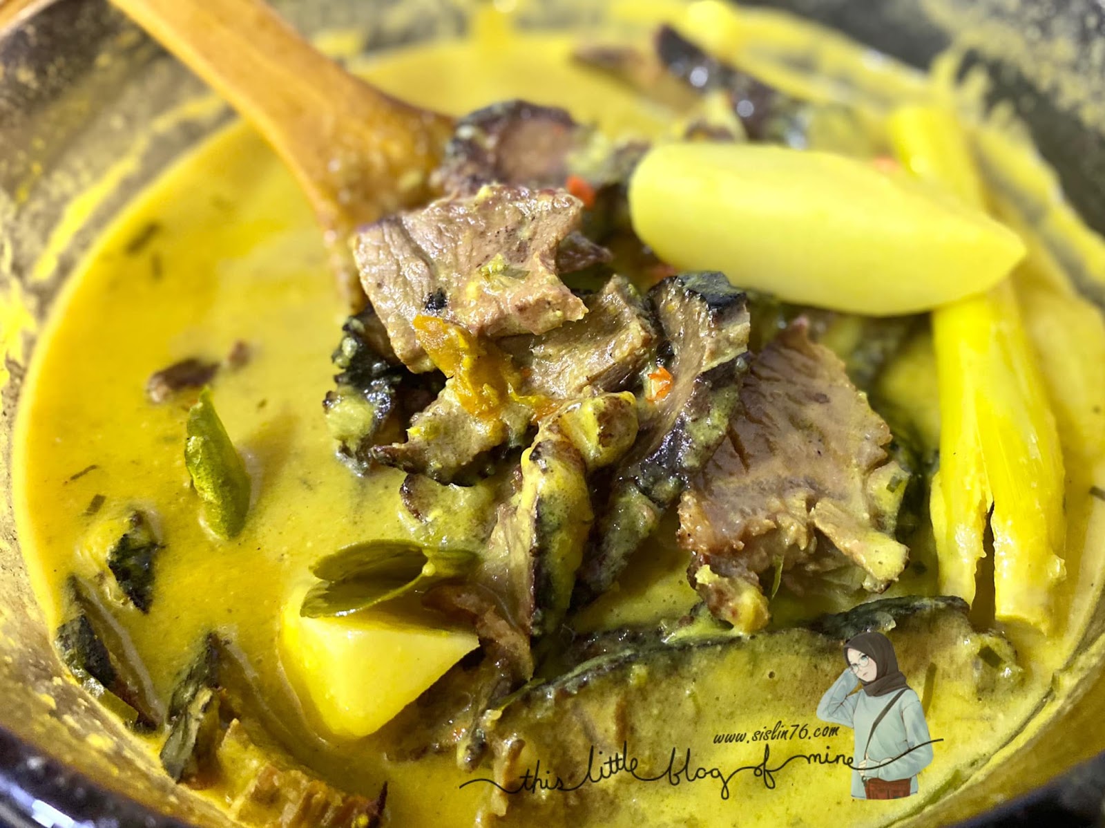 RESEPI DAGING SALAI MASAK LEMAK CILI API YANG PALING MUDAH DAN SEDAP