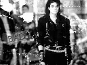 Michael Jackson BAD album black and white Photo (bad era obsession michael jackson black and white photo)