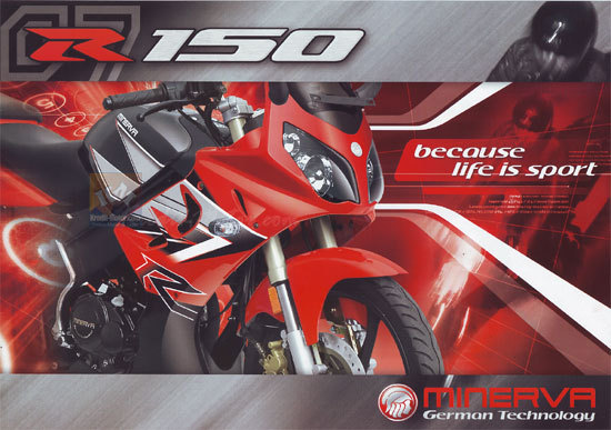 harga motor minerva 150r