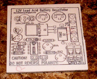 Steves Fix It Shop: Lead Acid Battery Desulfator