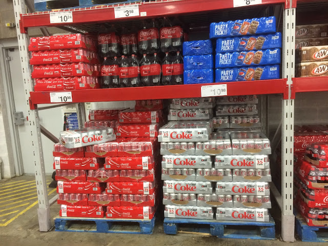 The coke on the shelf in SAMS Club.