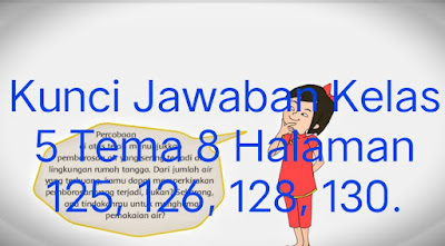 Kunci Jawaban Buku Tematik Siswa Kelas 5 Tema 8 Subtema 3 Upaya Pelestarian Lingkungan Pembelajaran 5 Halaman 125 126 128 130