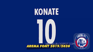 Font Arema 2019