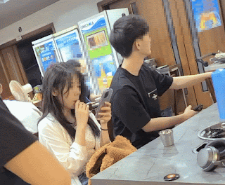 Chinese tourists smoking indoors