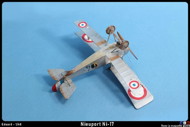 Maquette du Nieuport Ni-17 d'Eduard au 1/48.