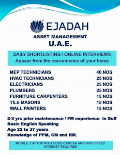 Ejadah Asset Management Group Property management company in Dubai, | Dubai UAE Job Vacancy 2021