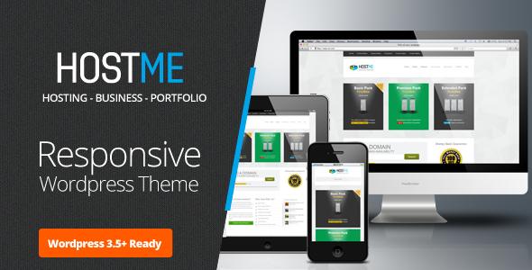 Hostme Premium Hosting & Business Wordpress Theme - ThemeForest Item for Sale