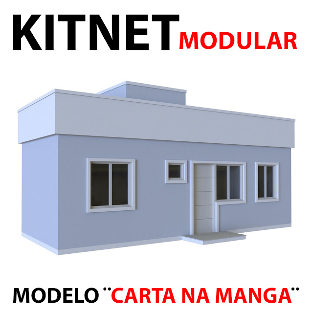 kitnet pequena e moderna