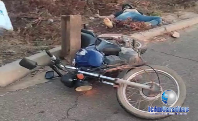 Tornozelado é morto a tiros enquanto seguia de motocicleta RN-013, entre Tibau e Mossoró; veja vídeo